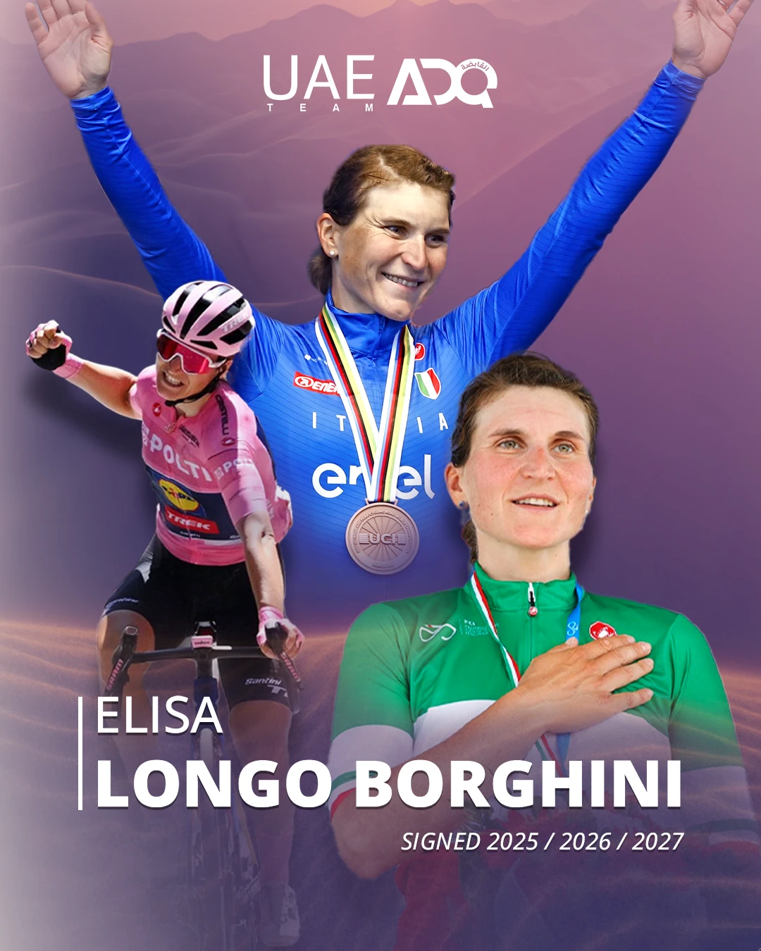 Elisa Longo Borghini joins UAE Team ADQ